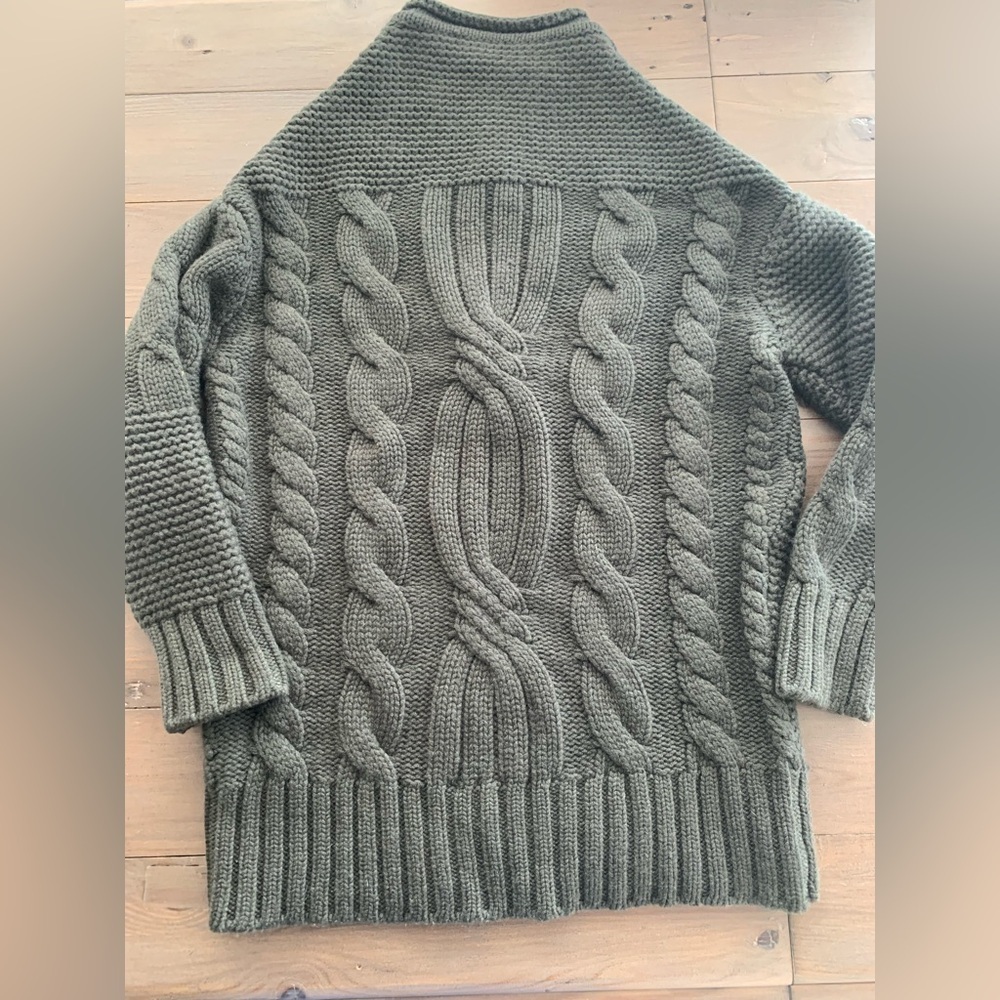 Agnona luxury 100% cashmere cable knit sweater - Picture 2 of 5